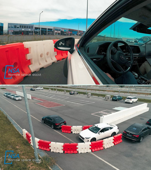 Hyundai Mobis became the first company in the world to develop the new automated urban driving technology called the Mobis Parking System (MPS), which enables Narrow Space Assistance (NSA), Reverse Assistance (RA), and Remote Smart Parking Assistance (RSPA). Researchers are testing related technologies at Hyundai Mobis Seosan Proving Ground.