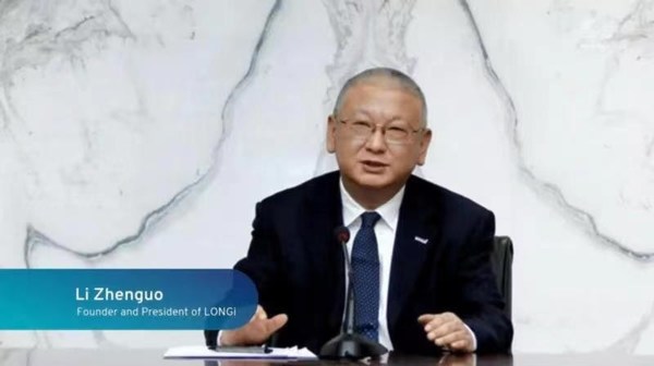 LONGi Founder and President Li Zhenguo addresses APEC CEO Summit