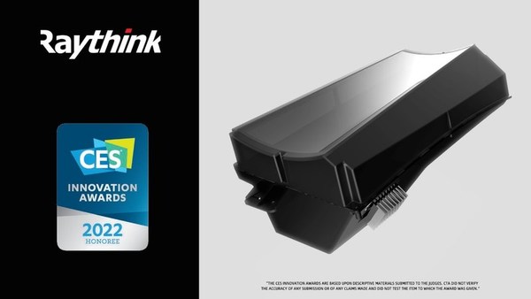 Raythink Augmented Reality Heads Up Display(AR HUD Pro) named CES 2022 Innovations Award Honoree