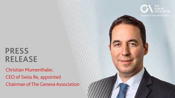 瑞士再保險公司首席執行官Christian Mumenthaler被任命為日內瓦保險協會主席