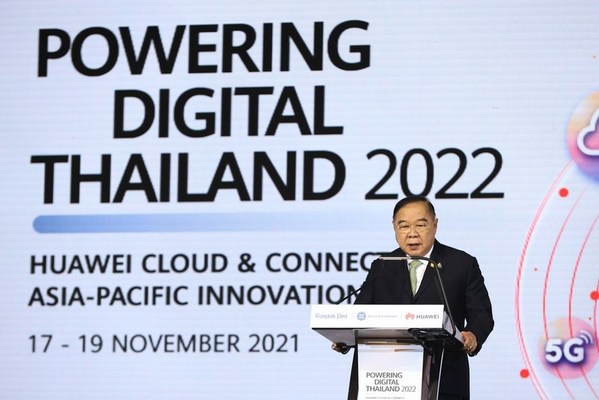 Thailand Deputy Prime Minister General Prawit Wongsuwon speaking at the opening ceremony