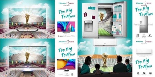 Hisense Celebrates FIFA World Cup 2022™ One Year to Go with 'Too Big To Miss' Campaign