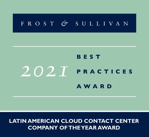 2021 Latin American Cloud Contact Center Company of the Year Award