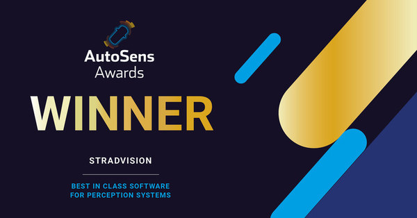 StradVision Wins Gold Award For Perception Software at 2021 AutoSens Awards