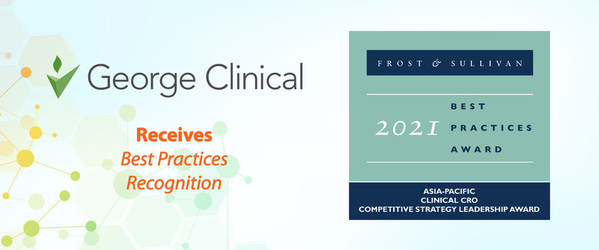 George Clinical Applauded by Frost & Sullivan for Improving Clinical Trial Efficiency and Patient-centricity through Impactful, Strategic Partnerships