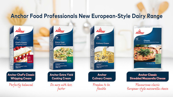 Anchor Food Professionals Barisan Produk Tenusu Eropah Baharu