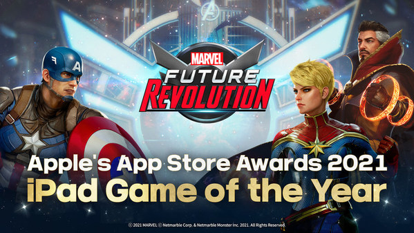 MARVEL FUTURE REVOLUTION RECEIVES TOP HONORS IN APPLE’S APP STORE AWARDS 2021