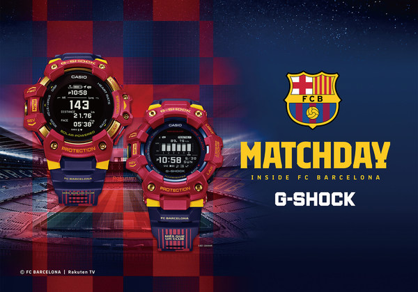 Casio phát hành mẫu đồng hồ G-SHOCK cộng tác với seri phim tài liệu Matchday: Inside FC Barcelona