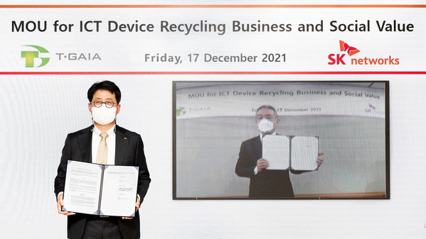 SK networks signs an MOU with T-GAIA the largest mobile phone retailer in Japan on ICT business development.