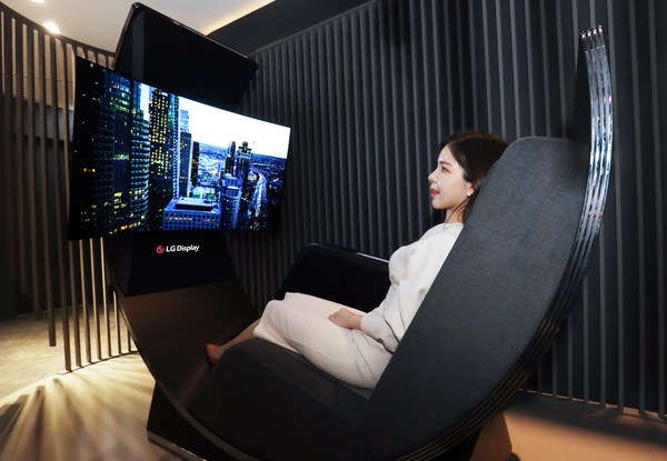 LG Display's Media Chair at CES 2022