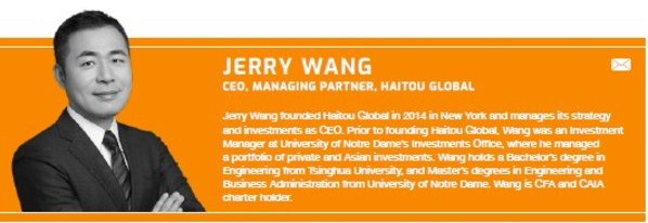 海投全球CEO Jerry Wang