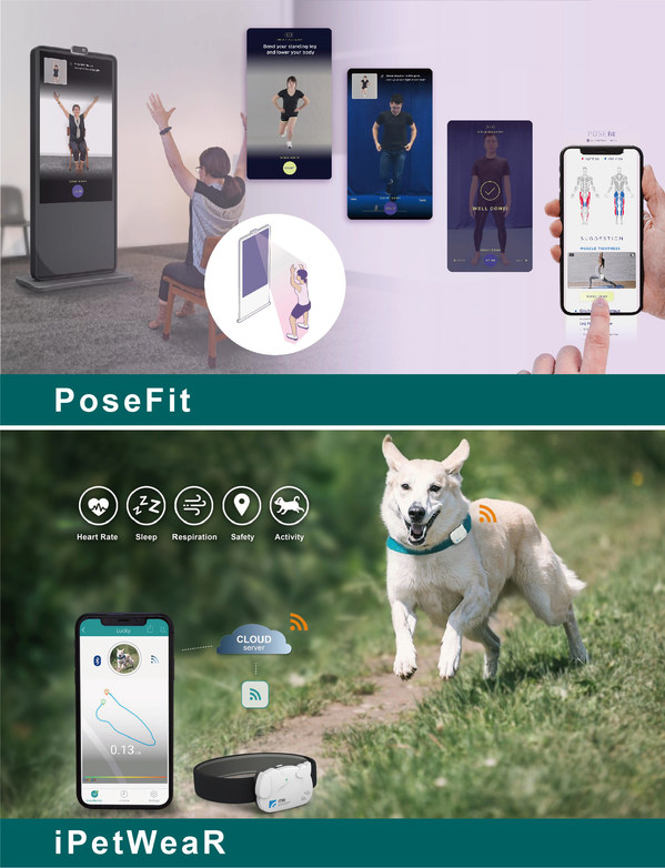 ITRI features PoseFit and iPetWeaR in its health tech showcase at CES 2022.