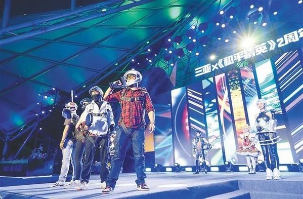 三亚×《和平精英》两周年庆起飞狂欢节活动现场