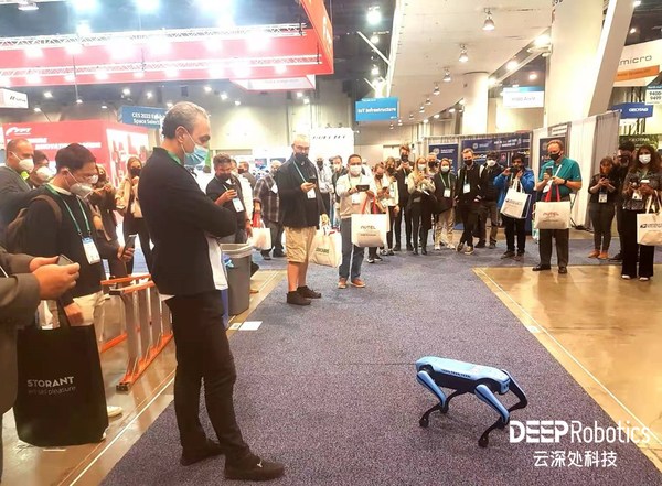 DEEP Robotics' Jueying Lite2 Robot Dog Makes Its Debut at CES 2022