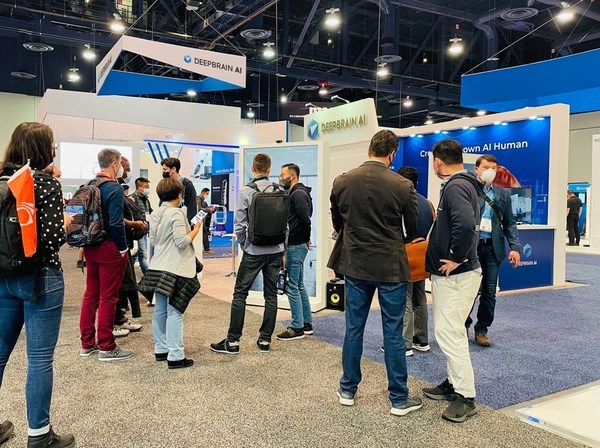 DeepBrain AI grasps attention at CES 2022 with its AI Human imbedded AI Kiosks.