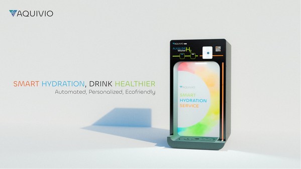 Biohacking by hydration: AQUIVIO IOT Smart Hydration Service keeps you hydrated and healthier all in one