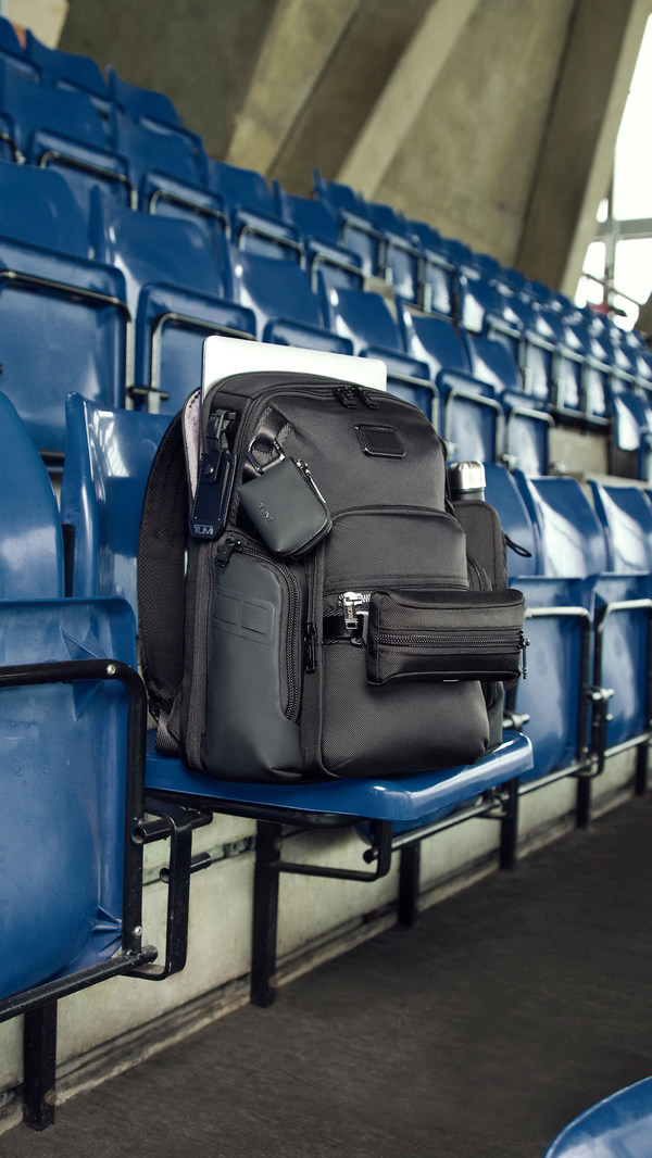 TUMI adds the Navigation Backpack to its beloved Alpha Bravo collection. Seen here outfitted with the brand's 