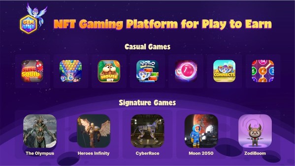 GemUni Gaming Platform