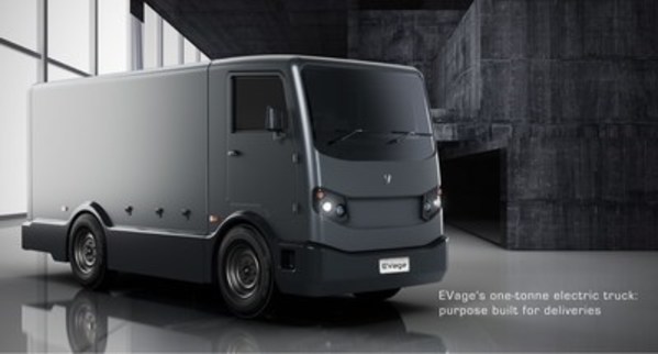EVage's one-tonne electric truck, purpose built for deliveries