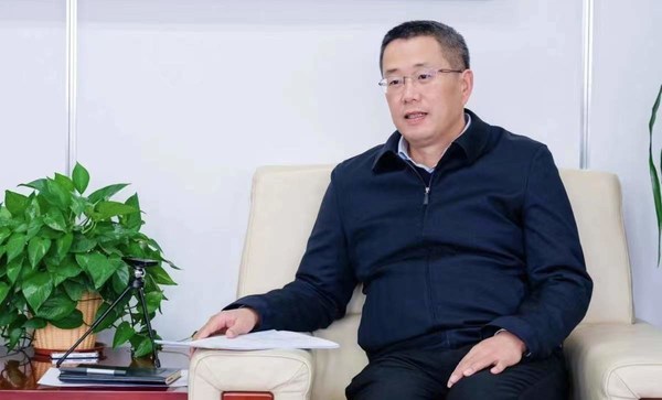 Photo shows Ning Bo, mayor of Wuhu in east China's Anhui Province.