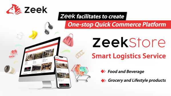 Zeek launched an innovative one-stop quick commerce platform – ZeekStore – an online marketplace connecting restaurants and quick commerce businesses with customers.
