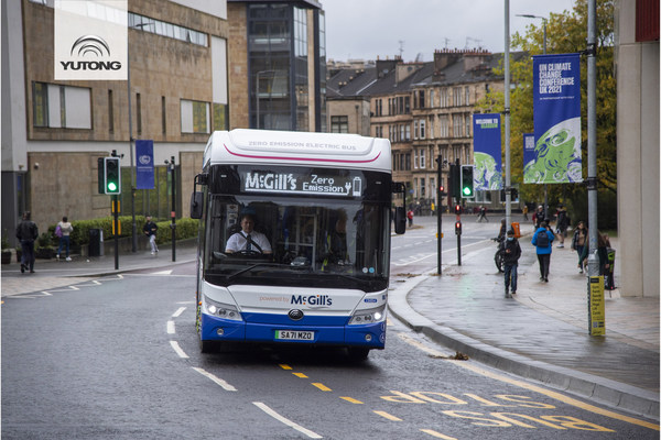McGill’s and Pelican partner with Yutong to offer zero-emission shuttle service starting from day one of COP26 in Glasgow.