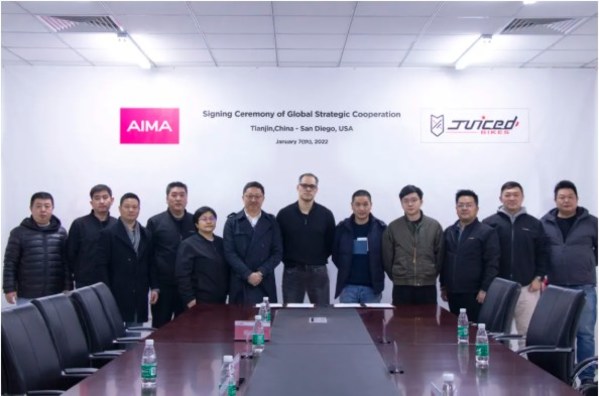 Chinese E-bike Maker AIMA Technology Teams up with US-based Juiced Bikes for International Expansion