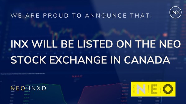 INX Will be listed on the NEO Exchange in Canada