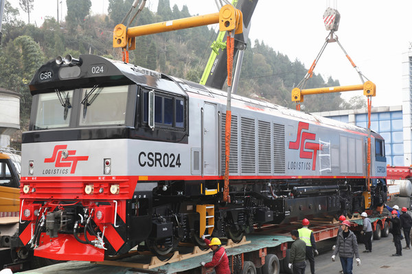 CRRC Delivers Four Additional Second-Generation SDA1 Locomotives to SCT Logistics in Australia.
