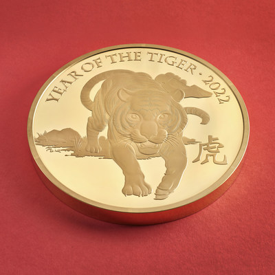 The Royal Mint unveils a one-of-a-kind 8kg gold coin to celebrate Chinese New Year