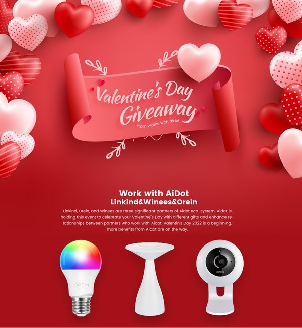 #Work With AiDot launches Valentine's campaign with perfect home decoration gift