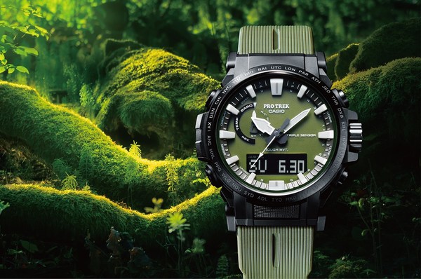 卡西歐將發布生物質塑料材質PRO TREK腕表
