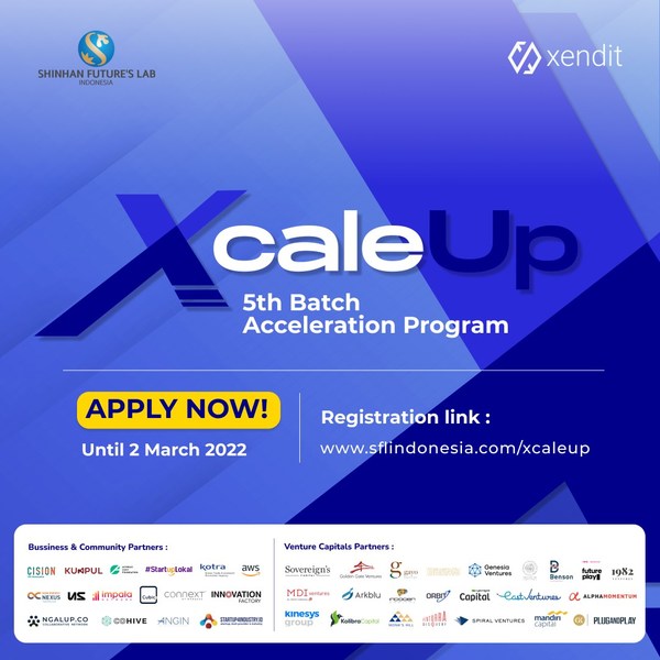 Shinhan Future’s Lab Indonesia Perkenalkan XcaleUp, Proyek Kolaborasi Startup Akselerator Program bersama Xendit”
