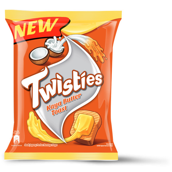 Twisties Embrace Malaysians Obsession for Comforting Taste of Kaya Butter Toast in A New Flavour