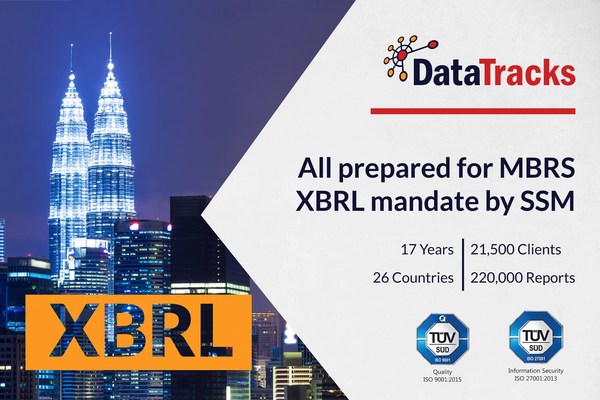DataTracks is all prepared for the MBRS XBRL mandate by SSM