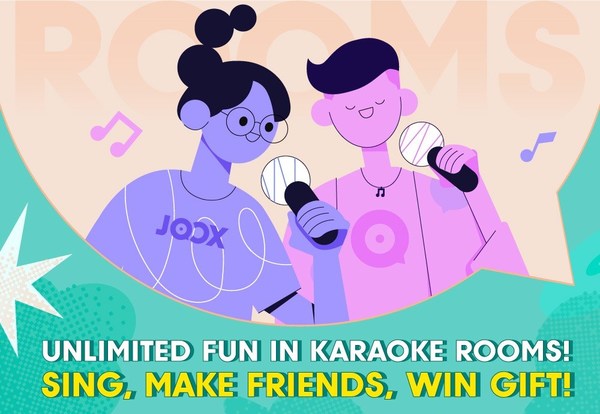 JOOX, Asia’s most dedicated music platform, today introduced the Karaoke function in ROOMS so that those who want to unwind and sing their hearts out through their favorite tunes while hanging out with the cheering audience – can do so whenever and wherever they want!