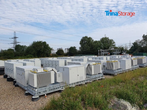 Trina Storage, 영국에서 50MW/56.2MWh 배터리 스토리지 시스템 가동