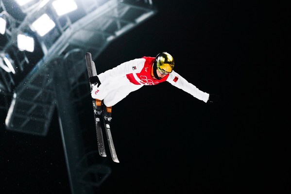 中国自由式滑雪空中技巧国家队队员齐广璞