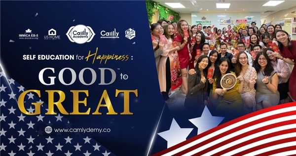 Camly Academy declares mission towards sustainable education during the event "Self-Education for Happiness: Good to Great" on February 22, 2022.