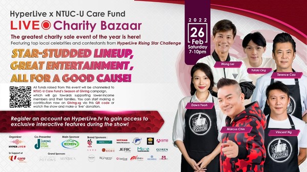HYPERLIVE TO RAISE FUNDS FOR NTUC-U CARE FUND IN CHARITY SALE EVENT OF THE YEAR