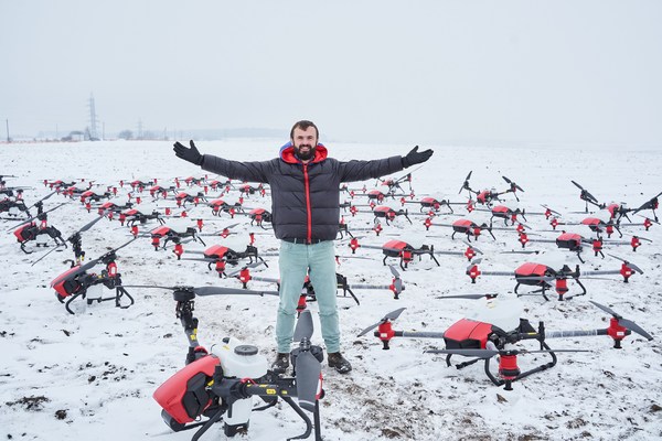 A fleet of XAG Agricultural Drones is ready to help Ukrainian farmers save costs