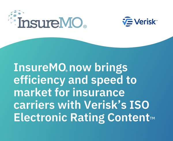 eBaoTech Integrates its InsureMO® with Verisk's ISO Electronic Rating Content™ for U.S., Boosting Insurers' Efficiency and Speed to Market