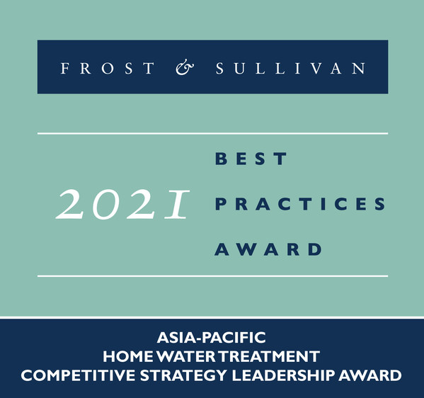 Amway Recognized by Frost & Sullivan for Leading the Home Water Treatment Industry with Unrivalled Products and Services