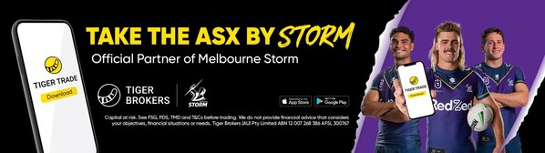 Tiger Brokers Australia becomes Melbourne Storm's official partner