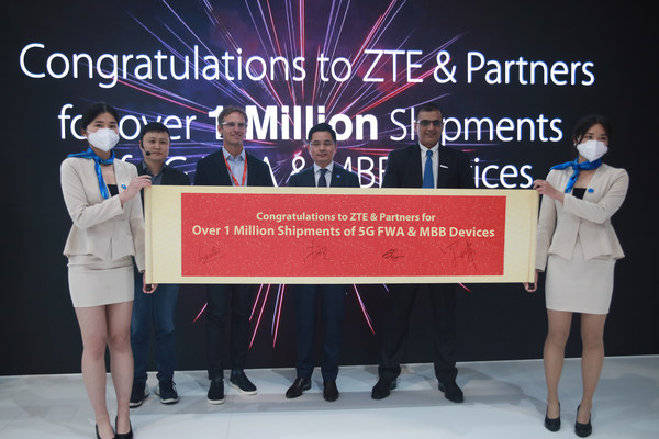 ZTE, 4세대 5G FWA 및 MBB 제품군 발표