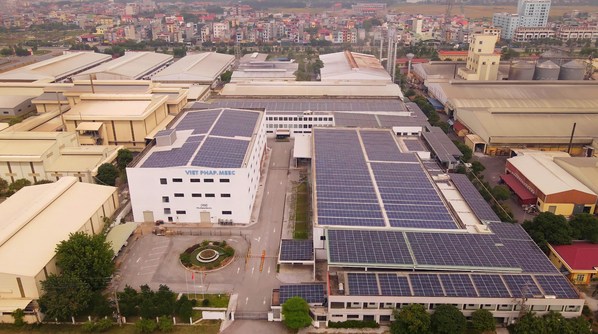 The 2MWp Rooftop Solar Project for Viet Phap MEEC Factory in Bac Ninh