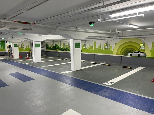 Cornerstone Technologies collaborates with Parking Systems Limited to provide a one-stop EV charging solution for the Wilson Admiralty Car Park