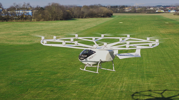 Series E First Signing Announcement: Volocopter’s VoloCity Aircraft Flying in Bruchsal