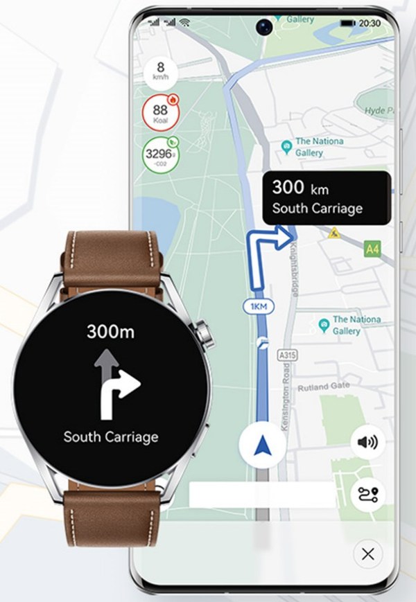 Petal Maps: navigasi lewat koordinasi jam tangan