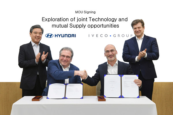 Iveco Group 和现代汽车签署谅解备忘录，共同探索未来合作之路